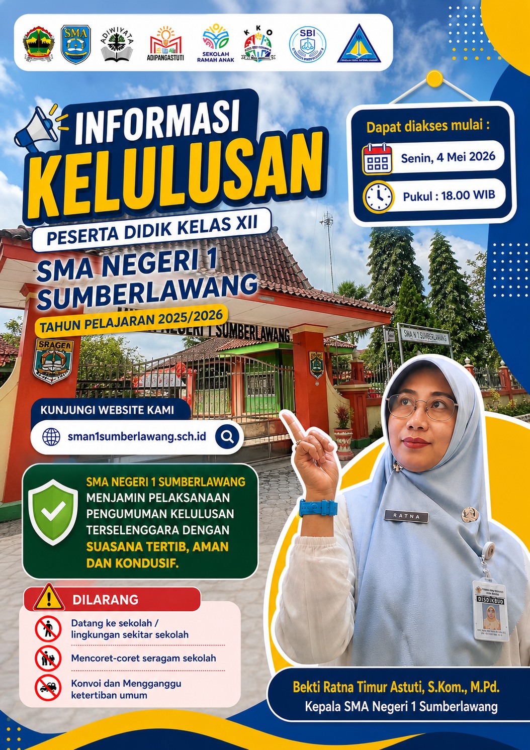 Cek Kelulusan SMA Negeri 1 Sumberlawang Tahun Pelajaran 2025/2026